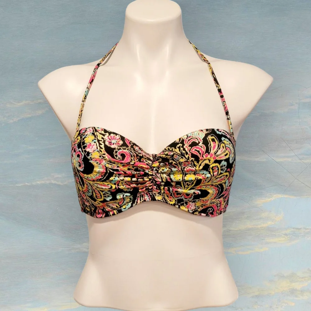 Victoria's Secret Y2K 36C Push-up Bandeau Swim Top